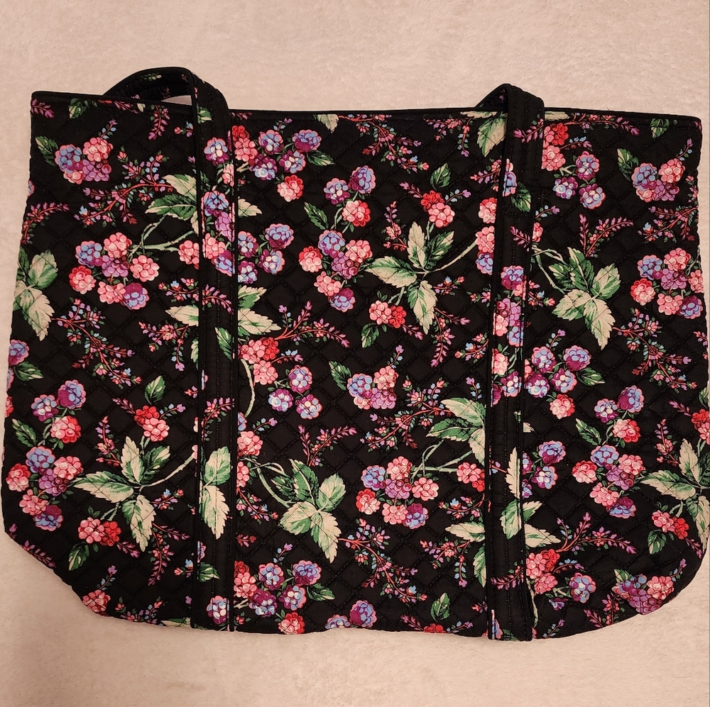 Vera Bradley Iconic Winter Berry Tote